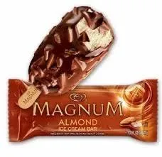 Premium Magnum Classic ice cream bar wrapped in Belgian chocolate