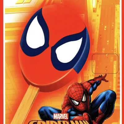 Individually wrapped Popsicle Spider-Man Character Pop