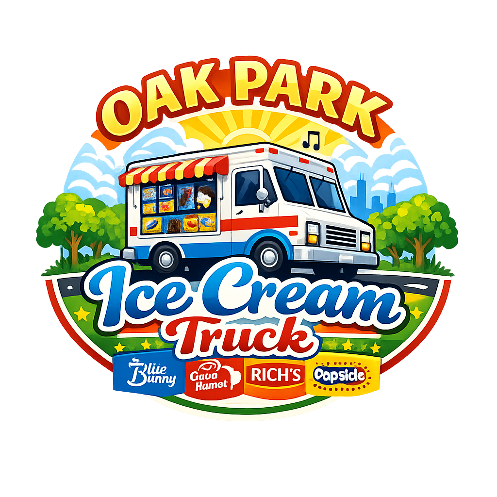 Oak Park Ice Cream Truck Logo